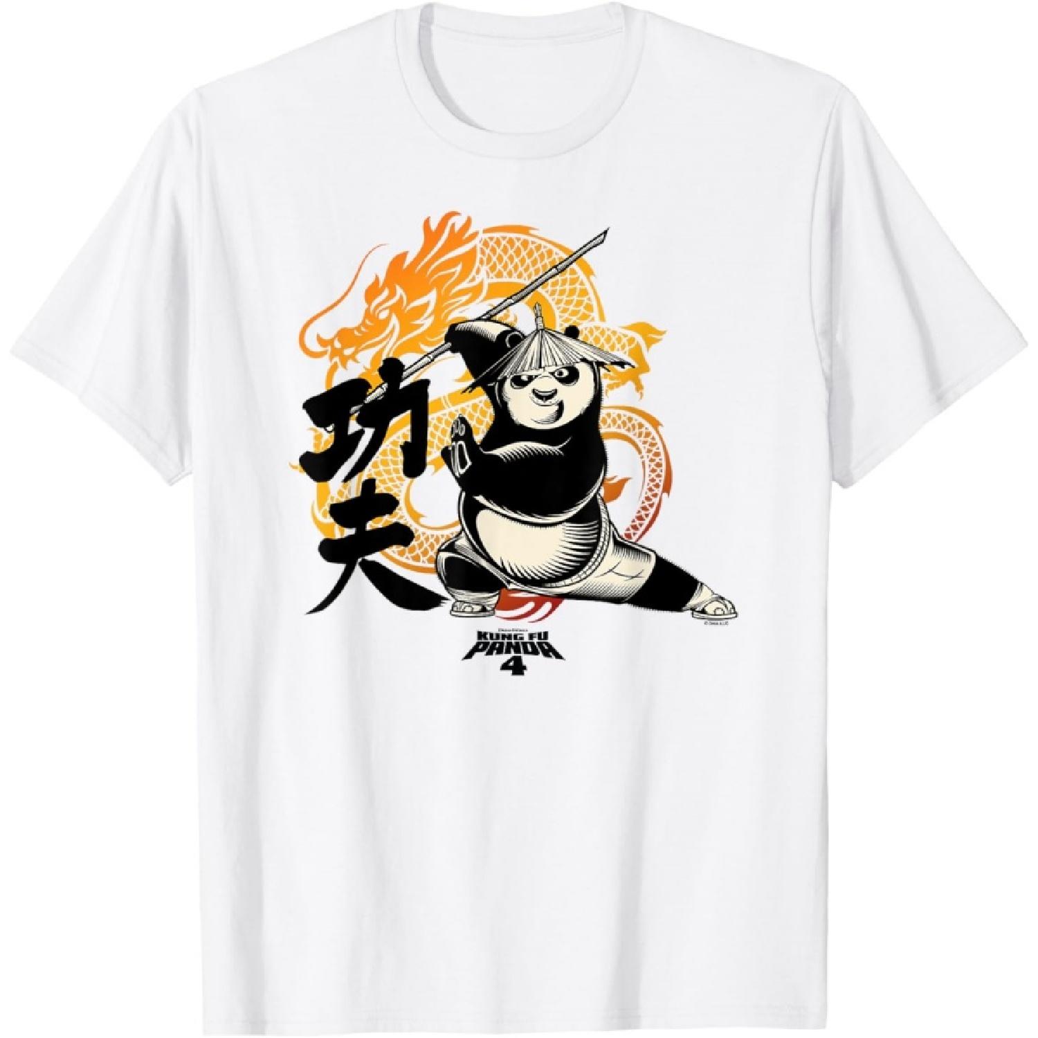 

Kung Fu Panda 4 Master Po Dragon Warrior Awesome Portrait T-Shirt XXXXXL білий