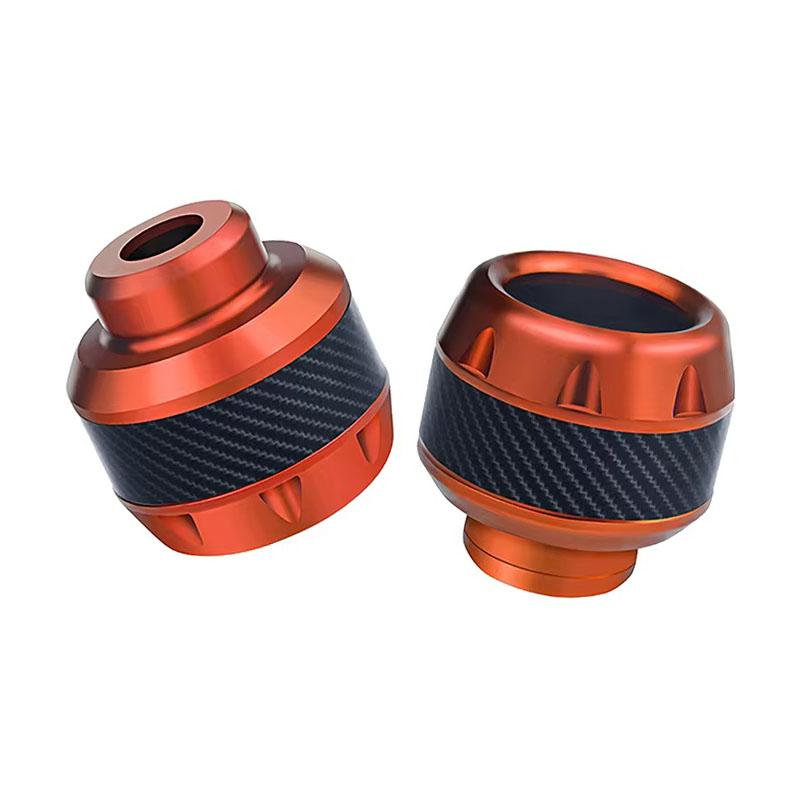 Universal Motorcycle Anti-fall Cup Aluminum Alloy Motorcycle Front Fork Cover Anti-collision Wheel Protector Modified Accessorie