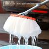 Telescopic Car Wash Brush with Soft Bristles and Milk Silk Head for Dusting and Cleaning