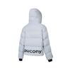 Saucony Yuan Yu Zhong Zi Zai Cong Rong Series Urban Life Duck Down Zip Short Letter Long Sleeve Down Jacket Women outerwear SA1250DJ11L-WT002