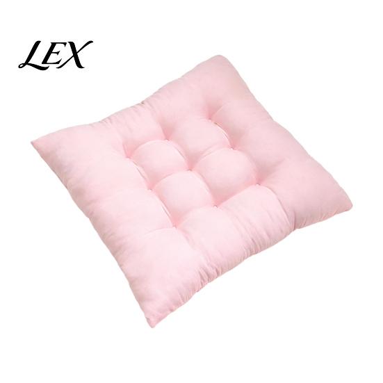 Car Seat Comfort Cushion Square Chair with Ties, Ultra Soft Office Cushion, 15.75"x15.75" Breathable Pad for Home Work All Seasons