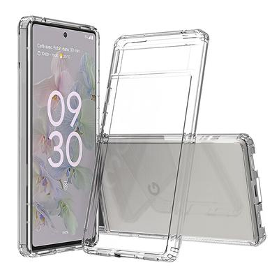 Transparent Phone Case for Google Pixel 9 8 7 6 Pro XL 8 7 6 Pro Funda Capa Light-weight TPU/PC Shockproof Cover For Pixel 5 5A 6A 7A 8A 9A