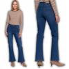 Women's Jeans Flares High Waist Comfortable MORAJ M BLUE