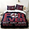 Atlanta Braves 3pc Set Perfect for Bedroom Use Comfortable Bedding Set Includes a Duvet Cover and Two Pillowcases Ideal Birthday or Christmas Gift