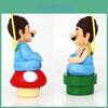 Super Charming Mario Anime Figurine Display With Colorful Water Pipe Mario Style
