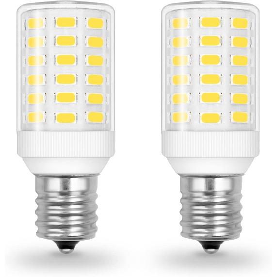 Frigidaire Freezer Light Bulb Replacement E17 LED Appliance Bulb KEI D28A KEL2811 Compact 5304517886 6W Equivalent 60W-70W Daylight White 800LM E17