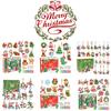 Colorful Acrylic Christmas Gift Blind Box Diy Diamond Painting Keychain Set 15 Pieces