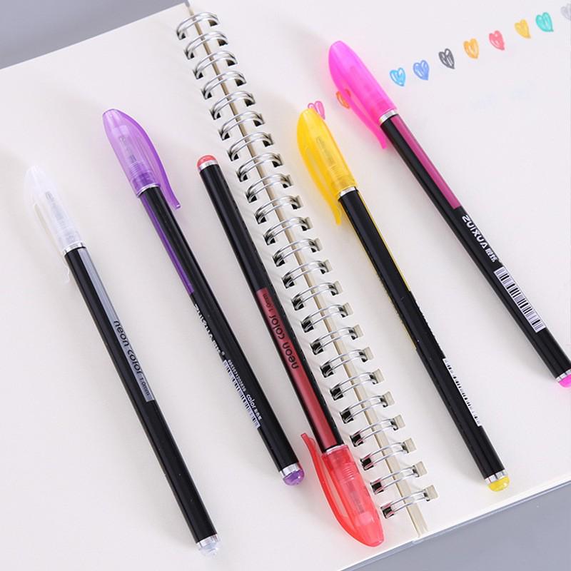 Pastell-Gelstift mit großer Kapazität und Glitzer für DIY-Zeichnen & Journaling