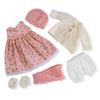 BlissfulPixie Handmade Waldorf Doll Clothes Set with Beautiful Perfect for Christmas or Birthday Gift Julka Clothing Accessories (30cm) Box, Girls, -
