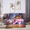 Doras The Explorer Blankets  Soft Warm Street Trend Plush Throw Blanket For Couch Bed Picnic Flannel Bedspread Bed Cover