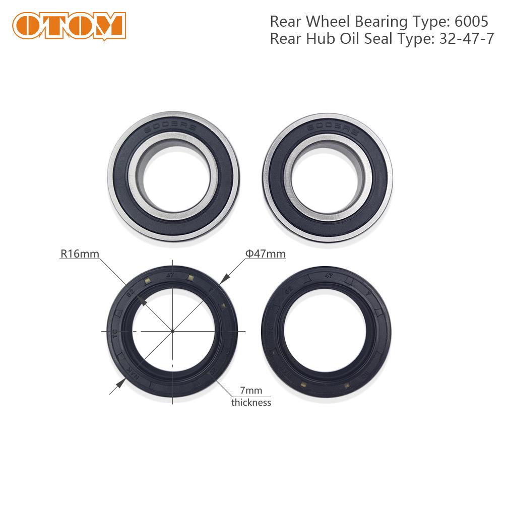 2 Set Motorcycle Wheel Bearing Seal Kit For KTM EXC SX XCF SMR HUSQVARNA TE FC FE TX FS Front Rear Wheel Bearing Set