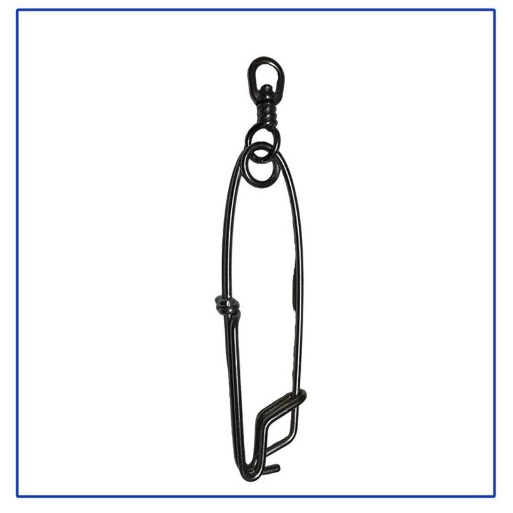 20 buc Inel pescuit Vârtej rulant rotație 360 grade Agrafa pescuit Snap 2024 Conector pescuit