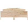 Vidaxl Bed Frame Without Mattress, 200X200 Cm, Solid Pine Wood