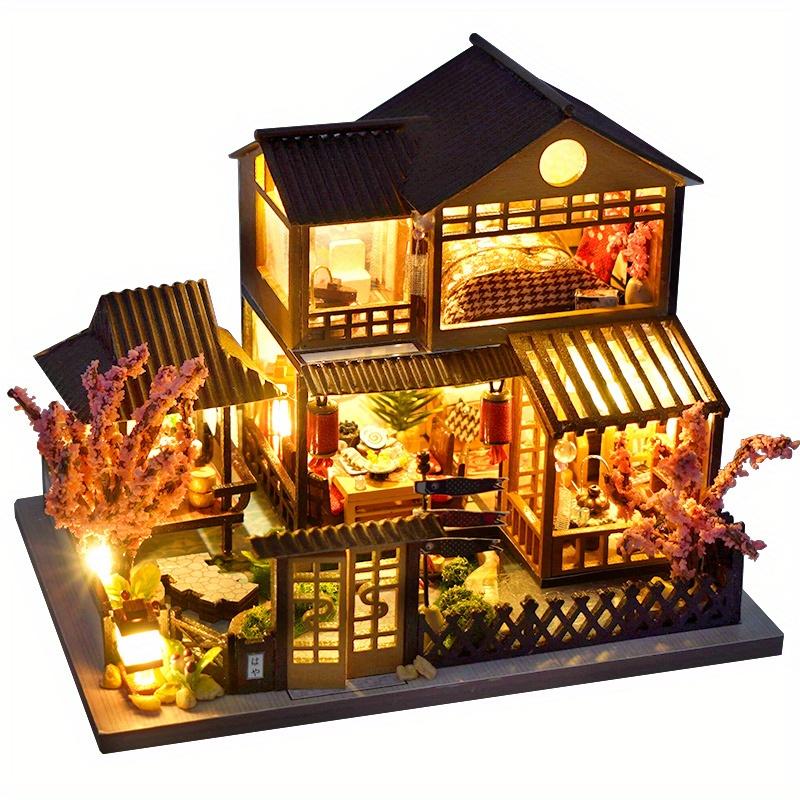 DIY Miniature Dollhouse - Mini Sakura Residence, 3D Puzzle, Birthday Gifts for Family and Friends