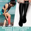 1 Pair Cute Cat Compression Socks Knee High 20-30 Mmhg Fit Medical Edema Diabetes Varicose Veins Running Sports Socks