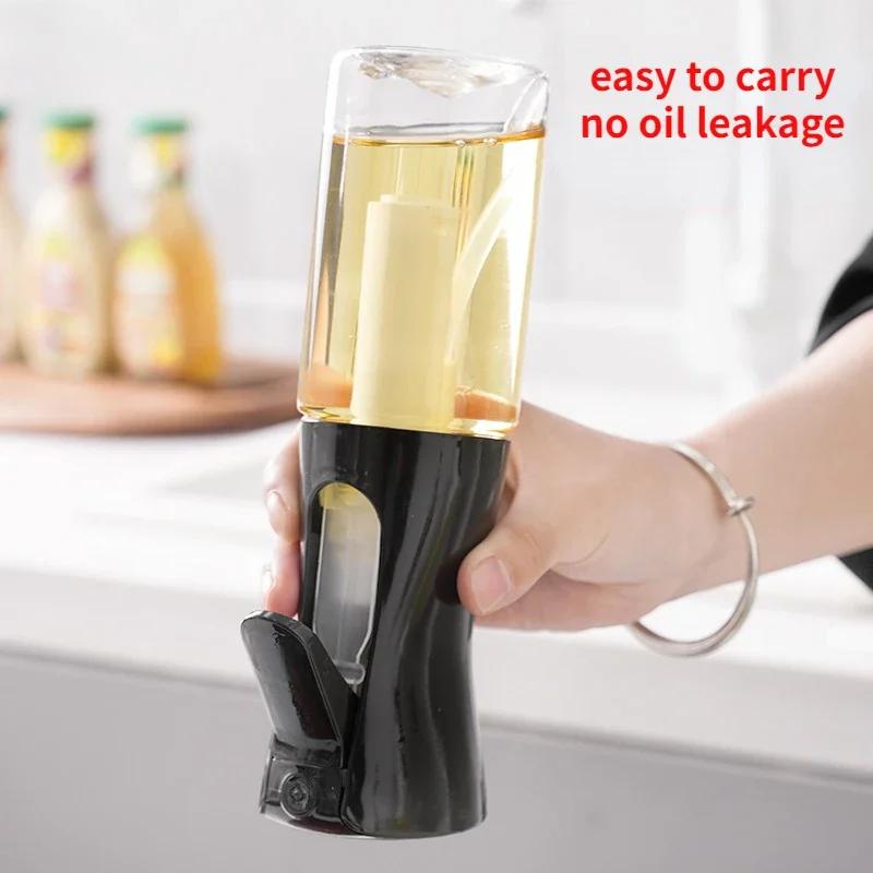 200ml 300ml 500ml Oil Spray Bottle Kitchen Cooking Olive Oil Dispenser Camping BBQ Baking Vinegar Soy Sauce Sprayer Containers