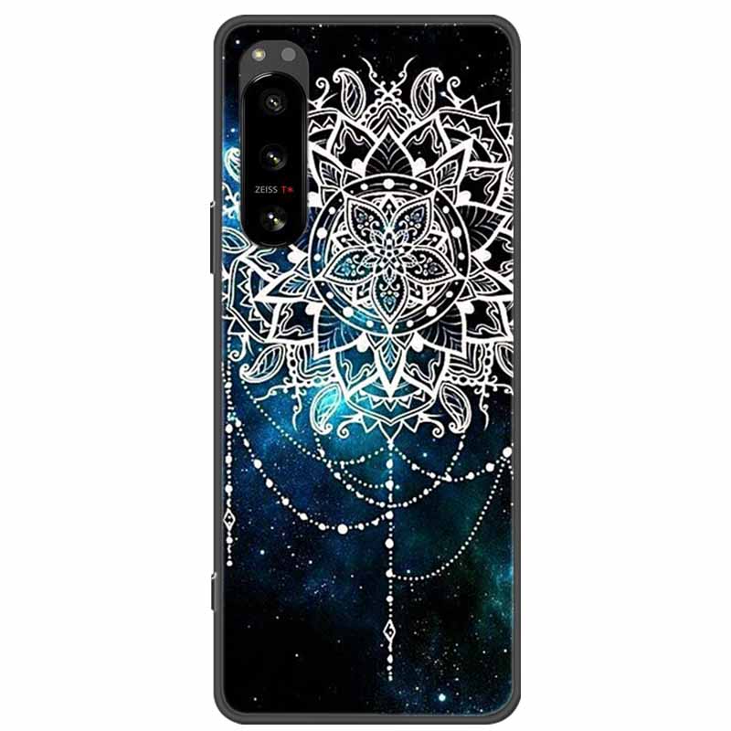 Pro Sony Xperia 5 / 5 II / 5 III Pouzdro TPU Měkký Silikon Nárazuvzdorná Pouzdra pro Sony Xperia 5 III Kryt Telefonu 5II 5III Vlk Lvi