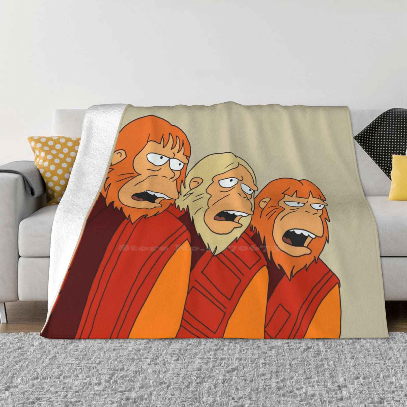 Dr. Zaius , Dr. Zaius! Fashion Soft Warm Flannel Blanket The Dr Zaius Funny Song Meme Troy Mcclure Apes Singing Musical Monkeys 30x40in