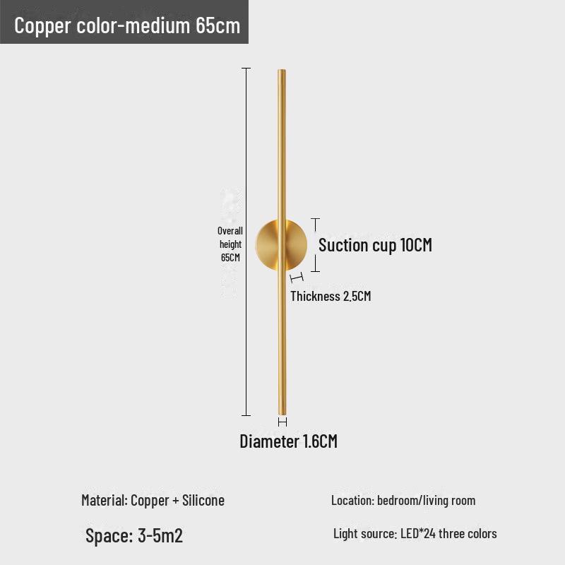 LED Minimalist Modern Wall Lamp for Bedroom/Living Room