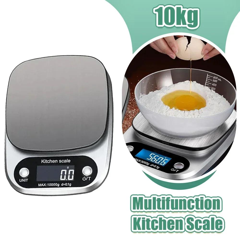 10kg High-Precision Electronic Scale Nutritional Kitchen Scale Compact Mini Ideal for Baking Cooking Precise Ingredient Weighing