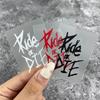 1 Stück Ride or Die Motorrad Aufkleber Wasserdicht DIY Motorrad Tankdeckel Helm Rennrad Oberrohr Rahmen Lenker Vinyl Aufkleber