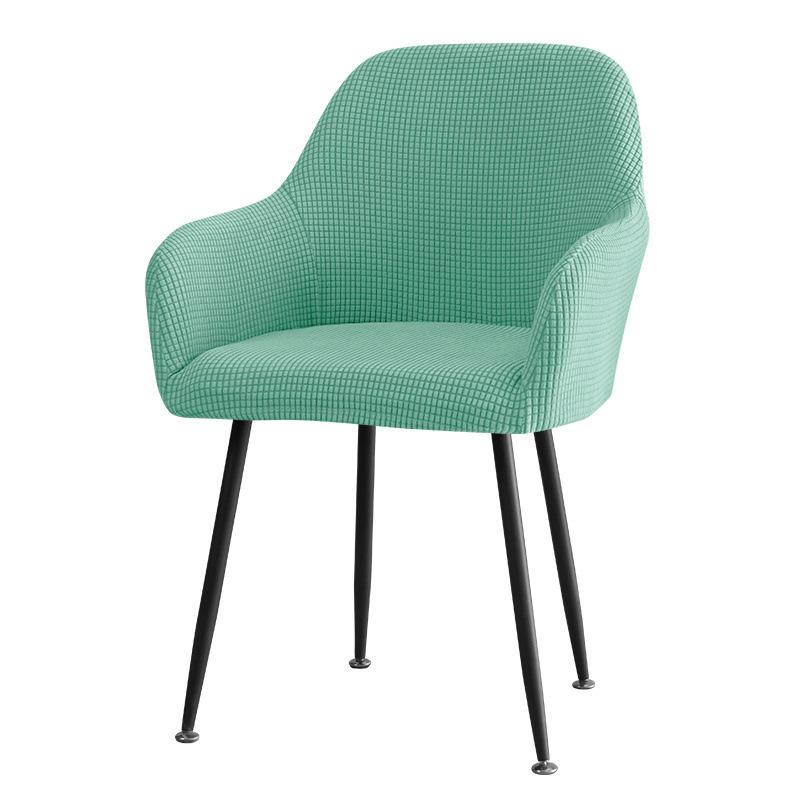 Thickened High Armrest Chair Cover Corn Grain Pattern Office Chair Cover for Home, Hotel, Banquet Dining Chairs