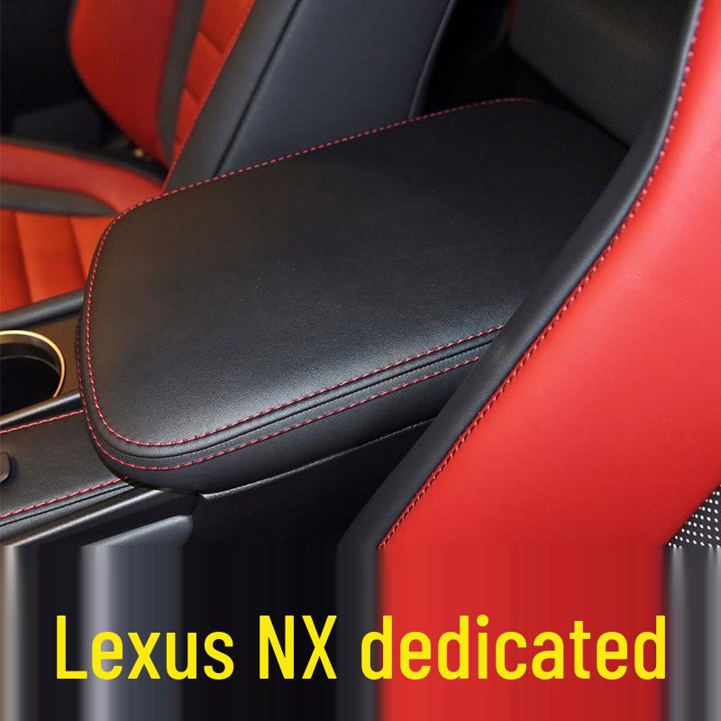 Lexus NX200/300h 15-21 Skórzany Pokrowiec Podłokietnika Konsoli Środkowej