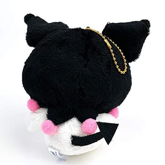 Nakajima Corporation Sanrio Fluffy Plush Kuromi Mascot 147950-20