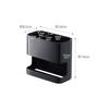 Yamazaki Jitsugyo Hair Dryer & Hair Iron Holder Black Approx. W16 x D8.5 x H14cm Beautes Dryer Holder Hair Iron Storage 7594