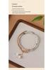 Elegant Shoushan Stone Layered Beaded Bracelet: Women's Light Luxury, Exquisite High-End National Style DIY Accessory