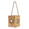 Hill Interiors Wooden Snowflake Tealight Holder