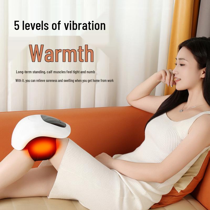 Cross-Border Heated Knee Massager with Red Light Vibration for Cold Legs