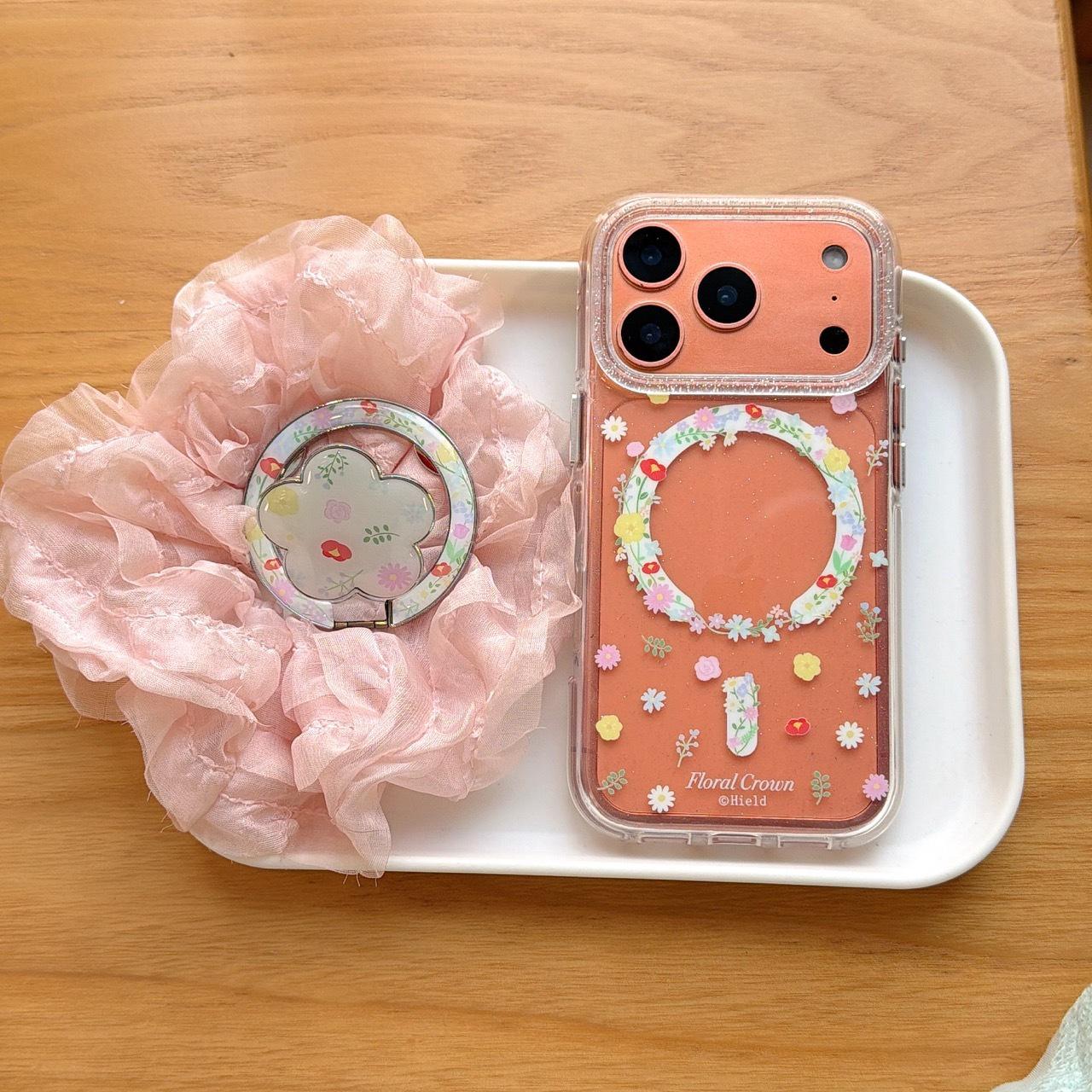 

Colorful Floral Magnetic Phone Case for iPhone 15/16/17 Pro Max iPhone 16 Pro Max