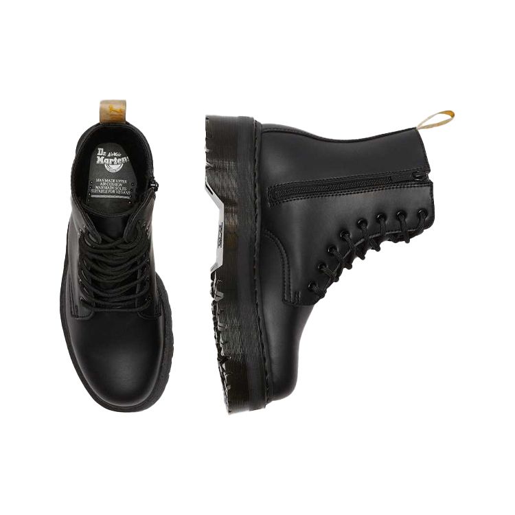 Dr Martens 1460 Smooth Leather Mono Boots Unisex Black 25310001