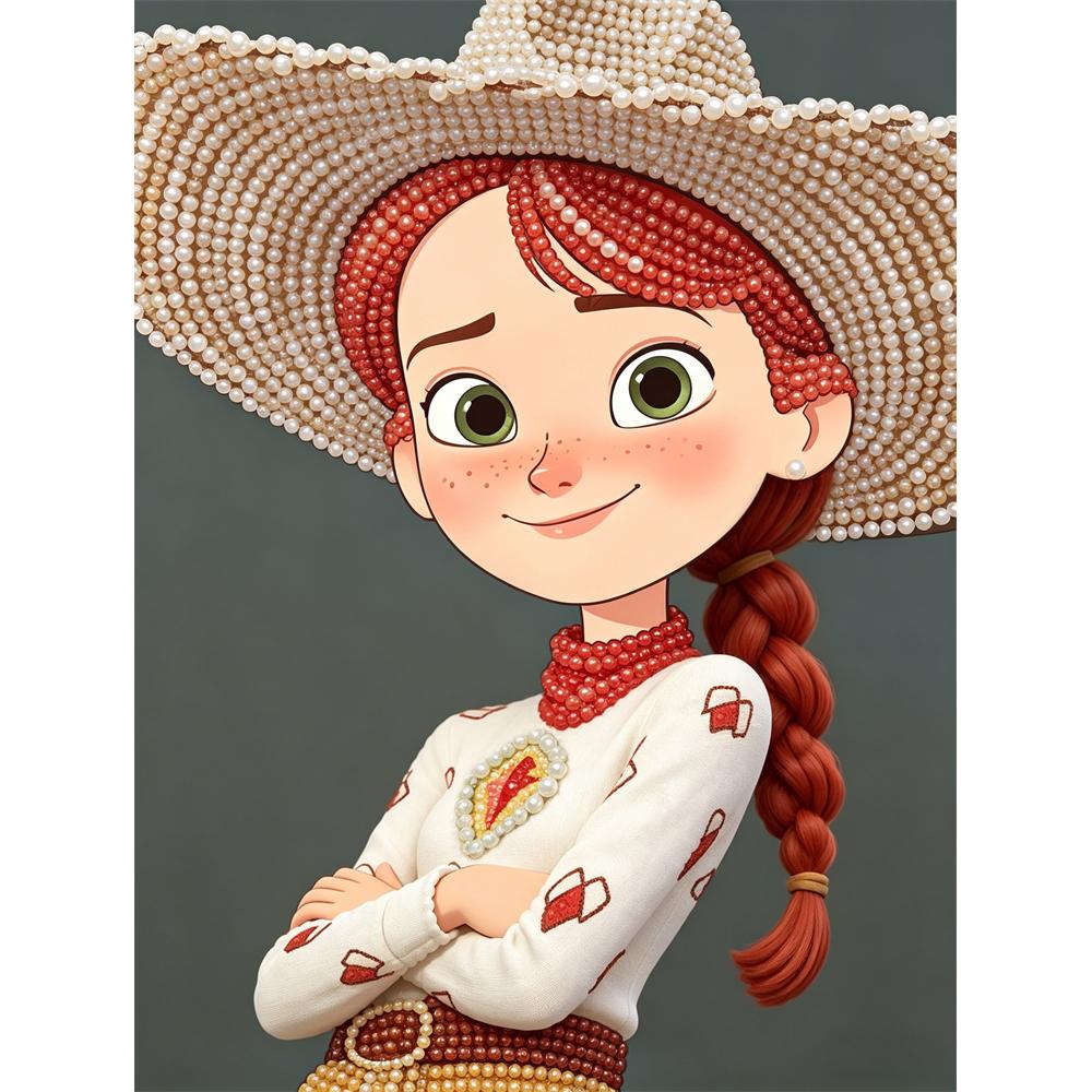 

Disney Pearl Painting Toy Story Trish Art Kit Adult Beginner Home Wall Decor Special Shape 30x40