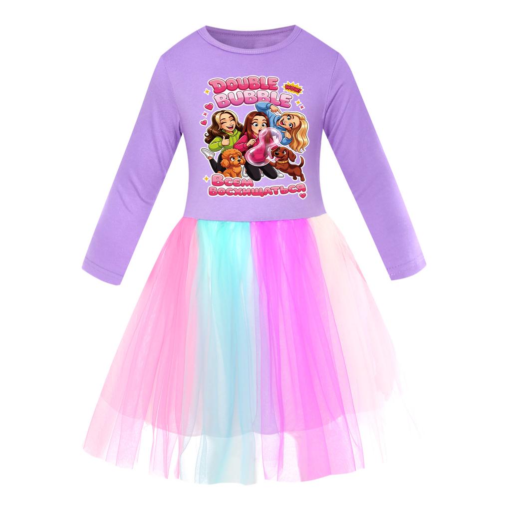 Double bubble girls star rainbow lace jumpsuit 5903