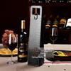 Borsa regalo in pelle per bottiglie di vino singole o doppie