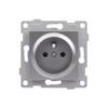 1Pcs PC Panel Modular Sockets And Switches Wall Power Socket Switch  for EU Standard Wall Mount DIY