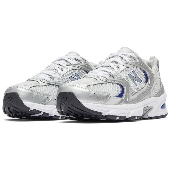 New Balance 530 Light Grey Silver Blue Unisex Sneakers MR530BS