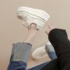Raise the Bottom White Shoes Women's Spring and Autumn New Versatile Platform Casual Sneaker Fashion Clunky Sneakers