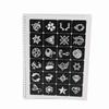 Temporary Tattoos Stencils 204 Patterns Water Resistant Reusable Hollow Out Body Art Stencil for Cosplay