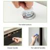 5pcs Quirky Toilet Press Button Water Press Flush Button Bathing Room Decors