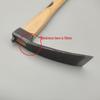 Zhengqing No. 7 Forged Small Hoe with Wooden Handle - Durable Gardening Tool for Digging Bamboo Shoots, Planting, and Soil Loosening