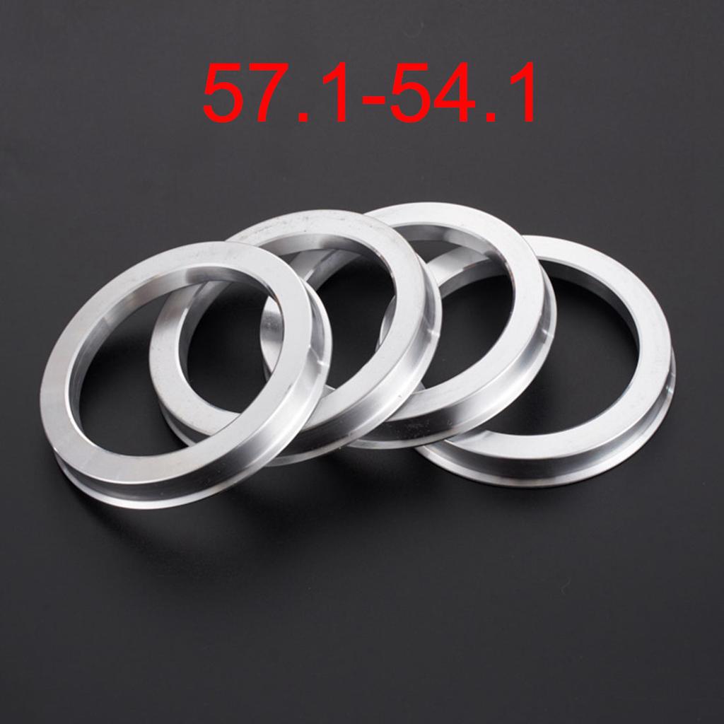 4pcs Car Aluminum Alloy Wheel Hub Centric Rings center Bore 60.1-56.1/66.6-57.1/66.1-64.1/67.1-57.1/73.1-57.1/73.1-60.1