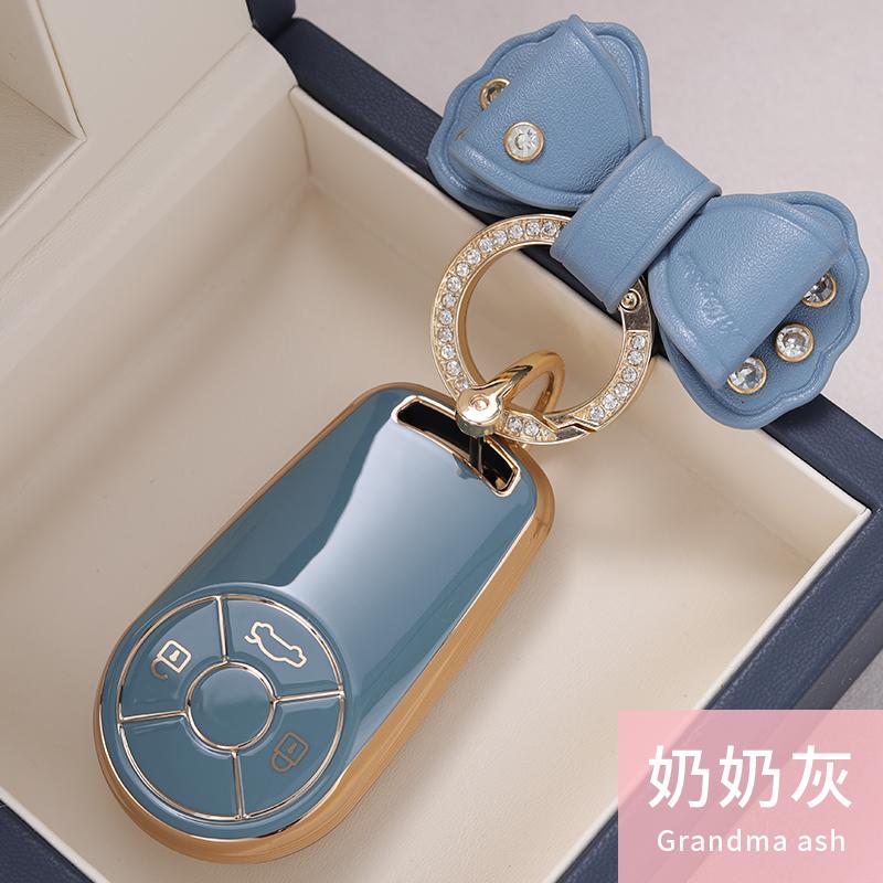 

New TPU Car Remote Key Case Cover Protect Shell Bag For Great Wall GWM ORA R1 R2 Good CAT Keychain Accessories