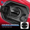 Real Hard Carbon Fiber Cover Universal For Mercedes Benz AMG C Class W463 W461 C253 W166 E300 E450 E55 Car Fuel Tank Cap Trim
