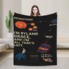 Project Hail Mary Andy Weir Book  Blanket Cover  Wool Throw Blanket Summer Air Conditioning Decoration Lightweight Bedsprea,