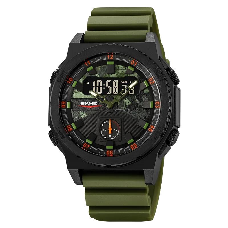 SKMEI 2355 Fashion Sport Digital Wristwatch 3Time Chronograph Outdoor Waterproof Electronic Clock Electronic Watch For Man