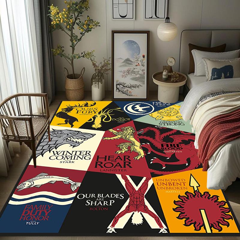 Daenerys's Resolve: Faith Power carpet Living room and bedroom mats Suitable for all seasons Art Doormat Dormitory decoration