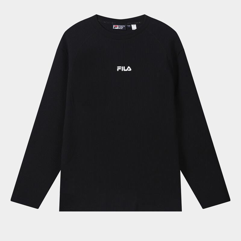 FILA Men's Long-Sleeve Crewneck Knit Tee